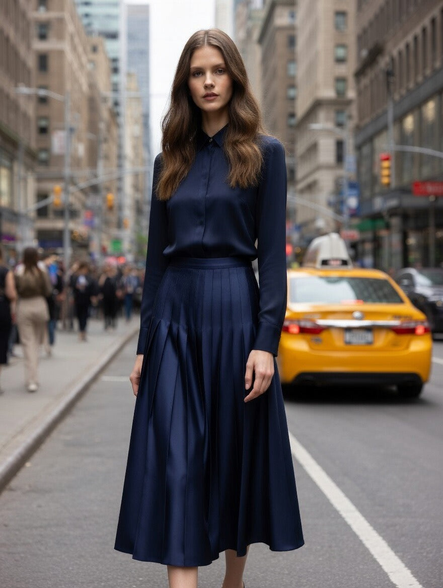 Alicia skirt -Navy